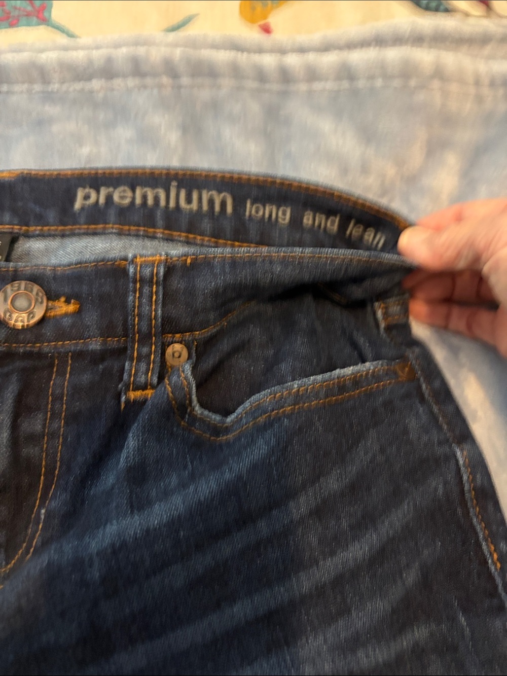GAP Dark Blue long and lean Womens Jeans